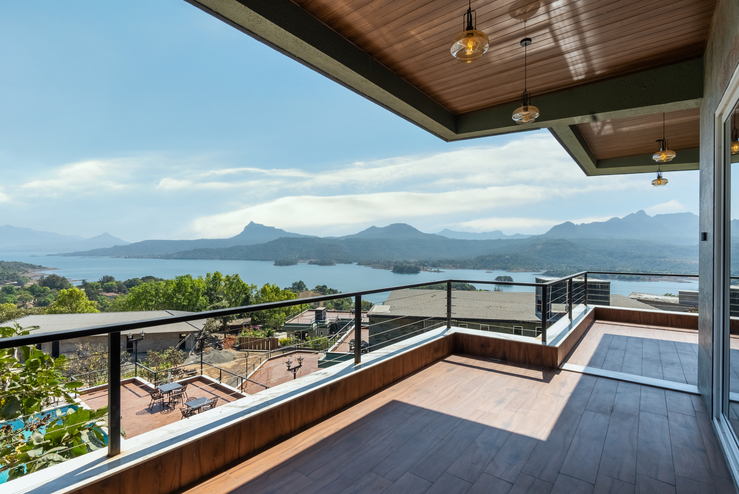 villa in lonavala with mountain view